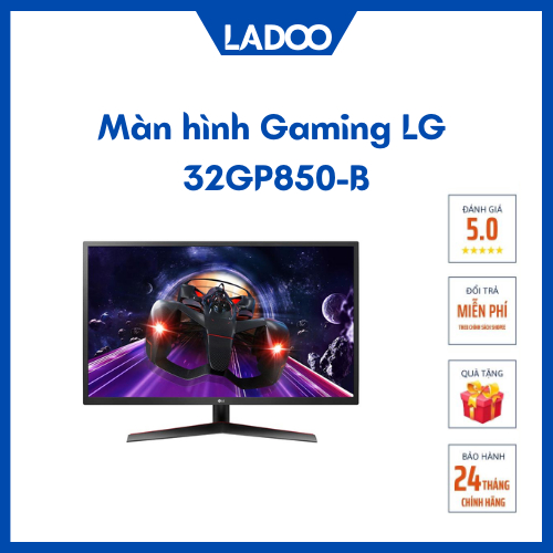 Màn hình Gaming LG 32GP850-B (WFHD| IPS| 165Hz| HDMI+DP)- BH chính hãng 24 tháng