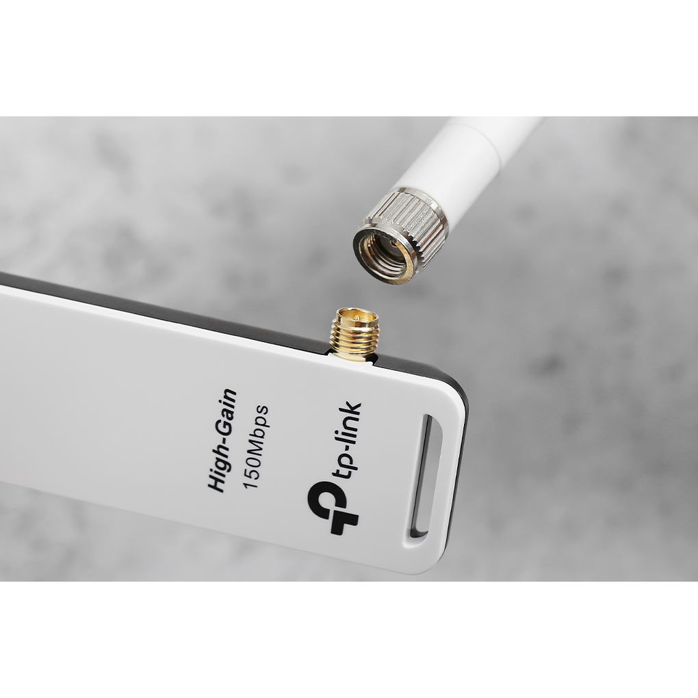 USB Wifi TP-Link TL-WN722N  tốc độ cao thu sóng 5Ghz Laptop PC máy bàn - TPLink t2u plus Bảo Hành 2 năm Shopcom