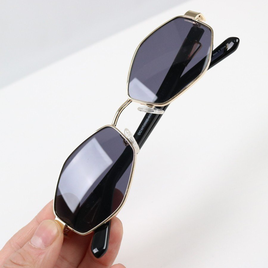 Kính mát hình lục giác phong cách Retro thời trang