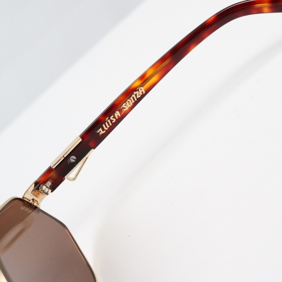 Kính mát hình lục giác phong cách Retro thời trang