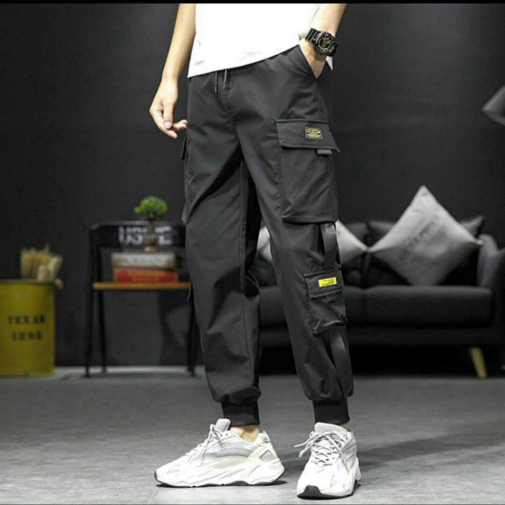 ❤️ SIÊU PHẨM❤️ QUẦN JOGGER KAKI TÚI HỘP LOGO VẢI CO GIÃN BAO NGẦU CỰC CHẤT