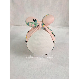 Mũ cho bé: màu cam chất liệu cotton lụa