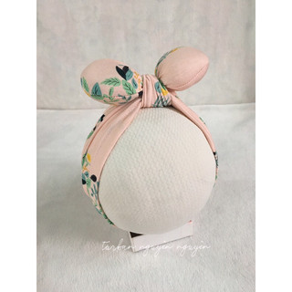 Mũ cho bé: màu cam chất liệu cotton lụa