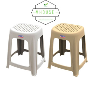  Ghế nhựa cao oval Duy Tân chân đế chống trượt kích thước 40.2 x 36.7 x 46.3 cm 