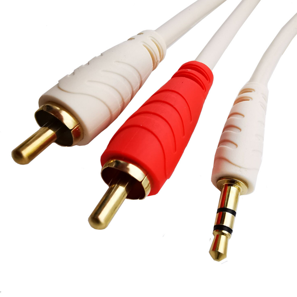 Dây chuyển đổi Jack 3.5mm ra 2 Jack AV dài 1.8m/3m/5m chính hãng Choseal