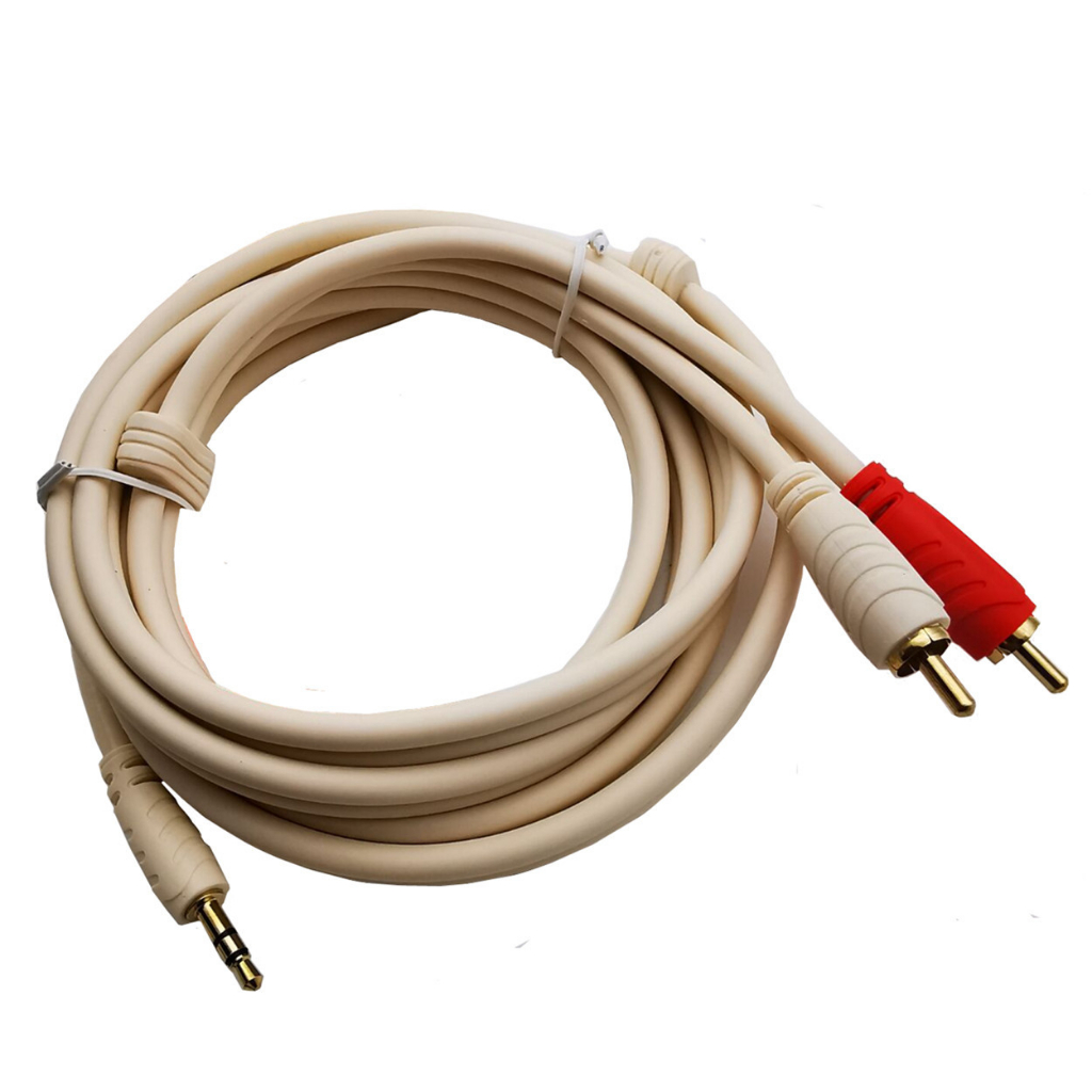 Dây chuyển đổi Jack 3.5mm ra 2 Jack AV dài 1.8m/3m/5m chính hãng Choseal