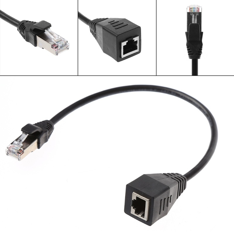 Dây nối dài cáp mạng Lan RJ45 đúc sẵn 2 đầu dài 0.3m-1m