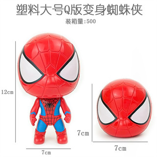 SP069166 - mô hình trang trí bánh Nhện nhựa đầu to biến hình