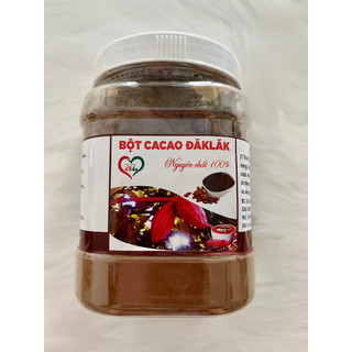 Hũ 500gr bột cacao nguyên chất chuẩn vị Đaklak - Loại 1