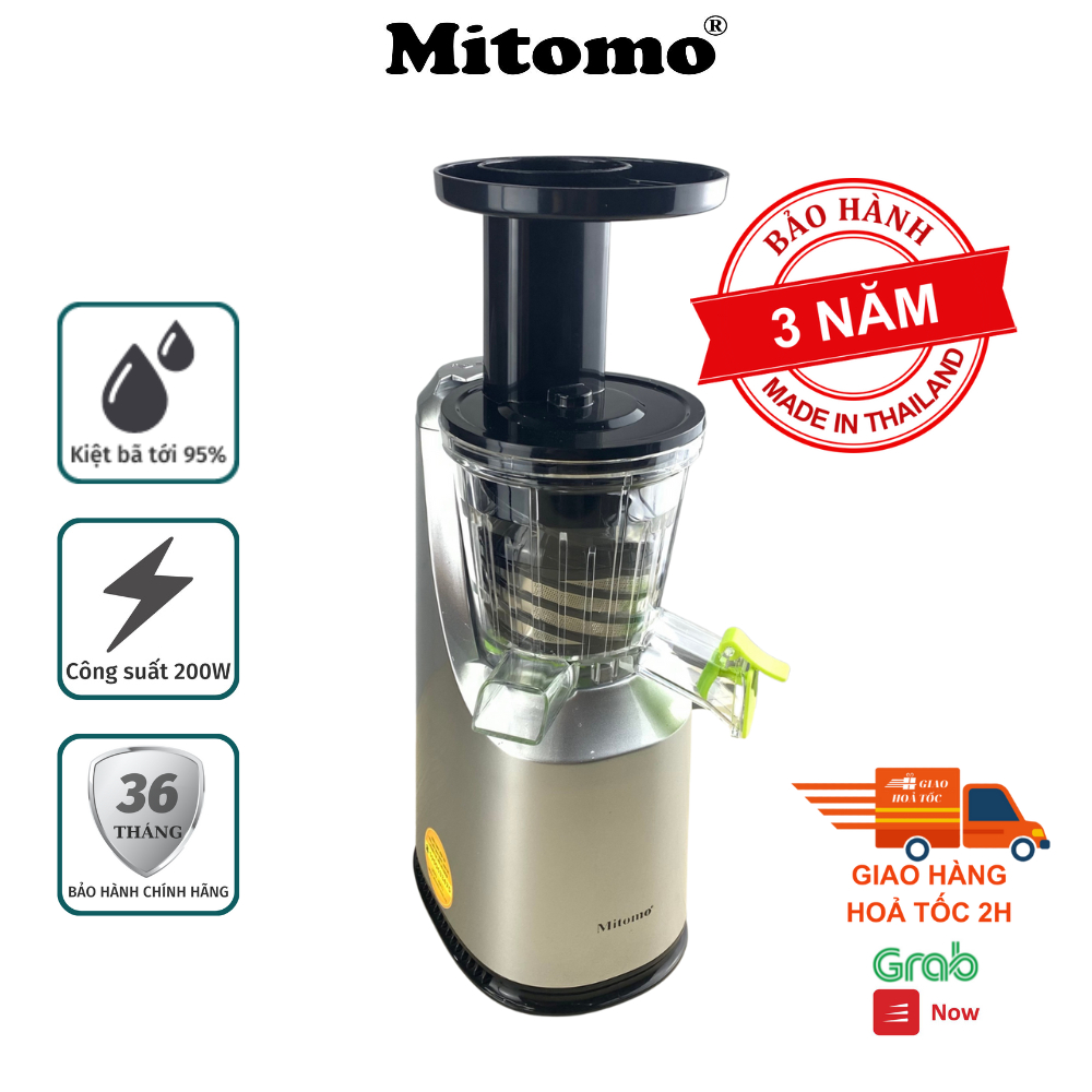 Máy ép chậm, máy ép trái cây Mitomo EC 55 chính hãng bảo hành 3 năm toàn quốc