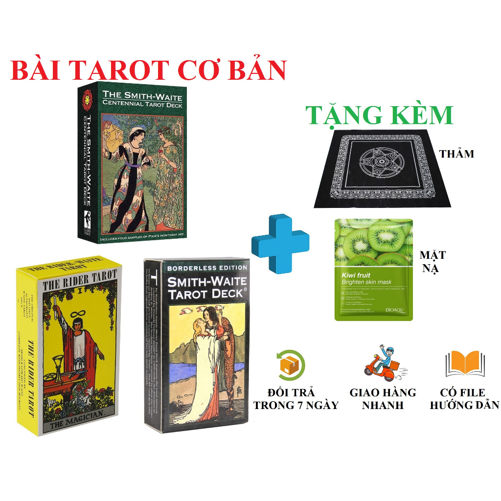 Bộ bài tarot bói Smith Waite, tarot nhập môn, Bộ bài Tarot cơ bản