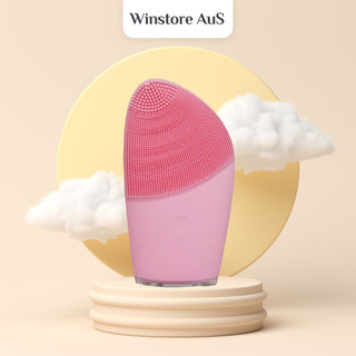 Máy rửa mặt mini cầm tay massage mặt silicon siêu sạch binzim bz0719