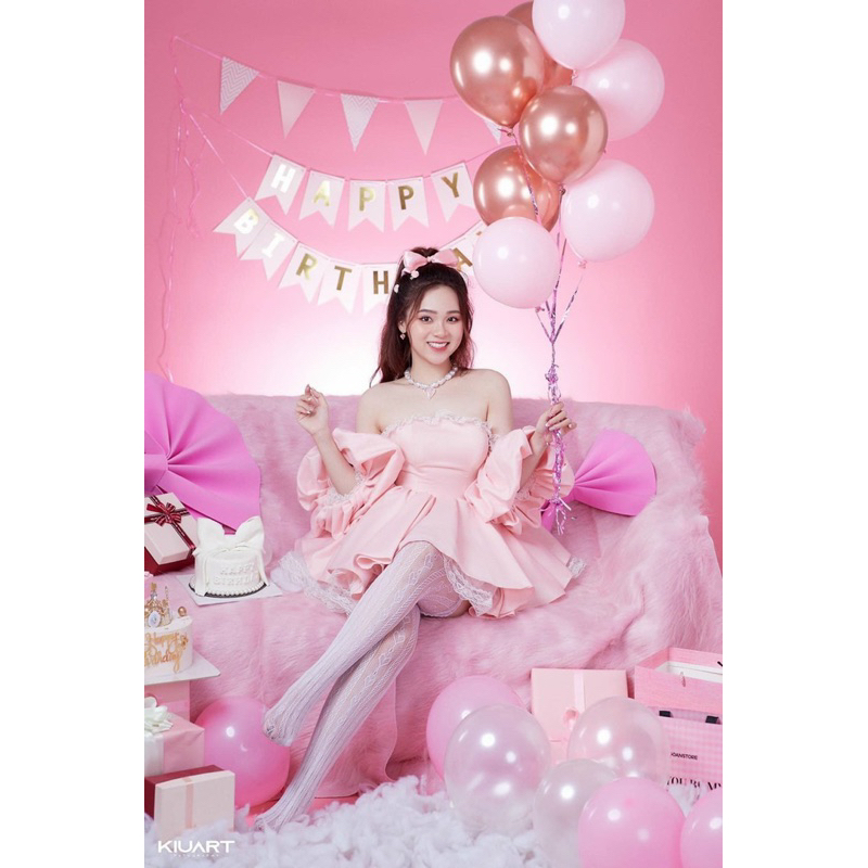 Đầm xoè công chúa trễ vai TRIPBLE T DRESS phong cách lolita -size S/M/L - MS157V