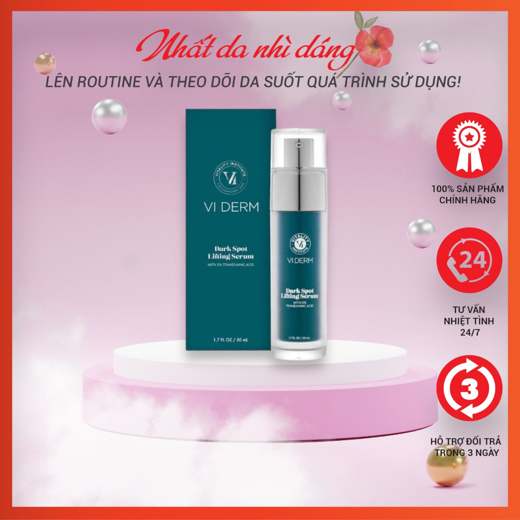𝐕𝐈𝐃𝐞𝐫𝐦 𝐃𝐚𝐫𝐤 𝐒𝐩𝐨𝐭 𝐋𝐢𝐟𝐭𝐢𝐧𝐠 𝐒𝐞𝐫𝐮𝐦-5% axit tranexamic ,Tinh Chất Trắng đều màu da