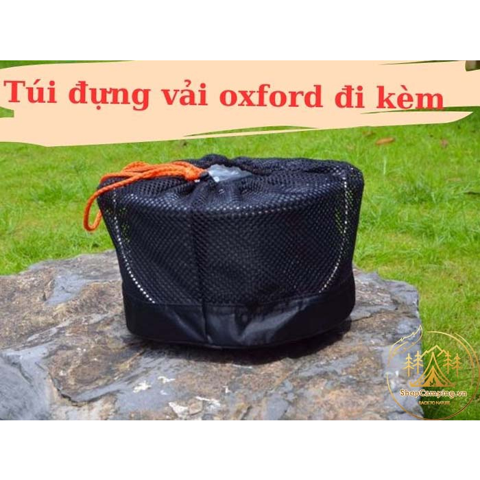 Nồi treo nhôm 4,2L dành cho 6-8 người, nồi lớn dã ngoại du lịch, cắm trại - Camping VietNam