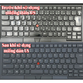 Miếng dán bàn phím US cho Laptop Nhật - Japan THINKPAD - DELL . Chất Lượng Cao, siêu khít theo dòng máy.