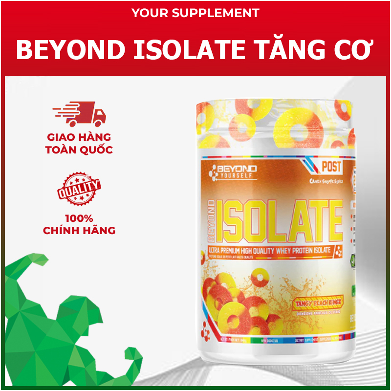 Sữa Tăng Cơ, Bổ Sung Protein, Săn Chắc Cơ Thể, Hormone-Free BEYOND ISOLATE - 30 lần dùng