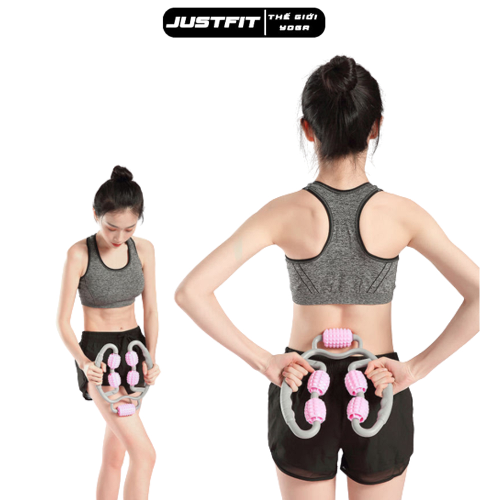 Con lăn massage JUSTFIT cổ vai gáy, thon gọn eo, bắp chân, bắp tay