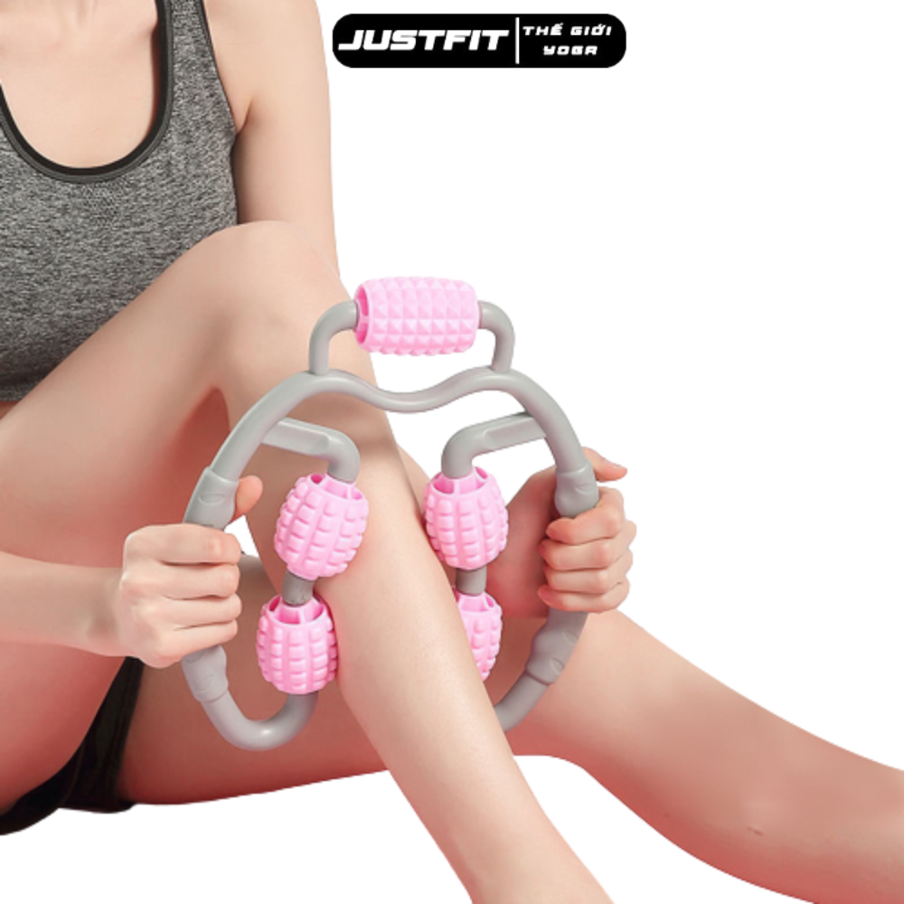 Con lăn massage JUSTFIT cổ vai gáy, thon gọn eo, bắp chân, bắp tay