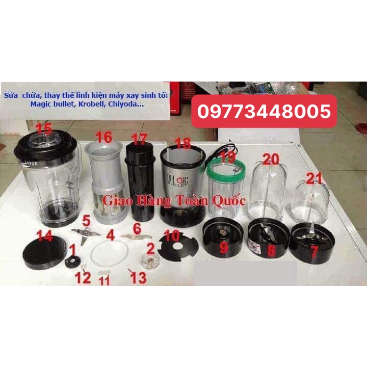 PHỤ KIỆN MÁY XAY MAGIC , SUNHOUSE , KROBEL , KASHIMA