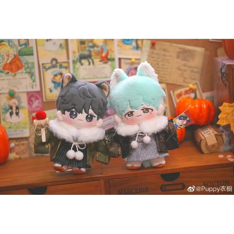 (OUTFIX SẴN) Đồ năm mới Kimono Puppy búp bê nam nữ 15/20cm