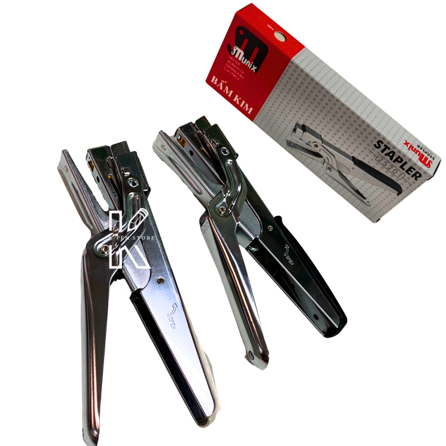 Bấm Kim Số 10 Dạng Kìm Munix 25201- Sản Xuất Tại Ấn Độ