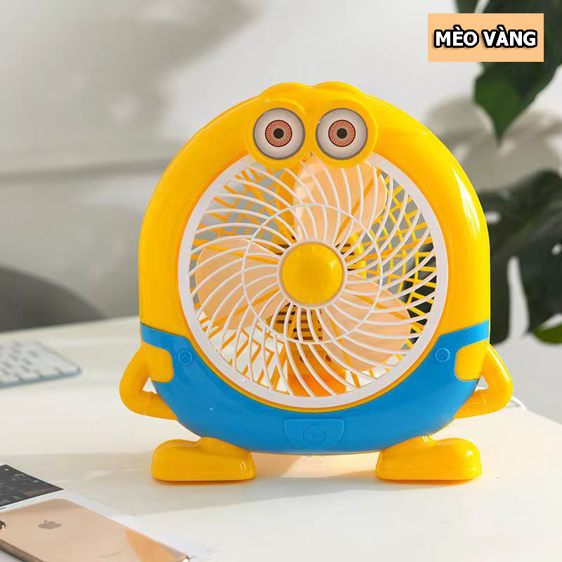 Quạt điện mini hình thú đáng yêu