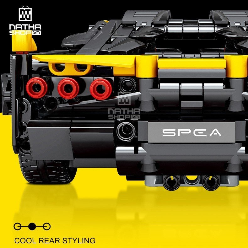 Mô Hình Lắp Ráp LEGO TECHNIC Lamboghini Aventador Black Gold RC701954 tỉ lệ 1:14 1254 PCS