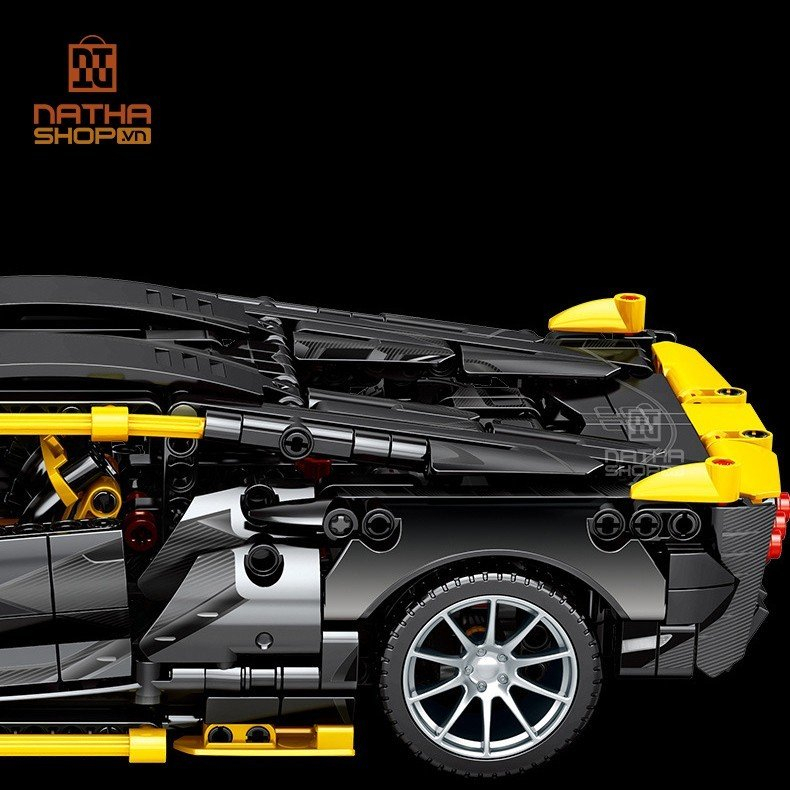 Mô Hình Lắp Ráp LEGO TECHNIC Lamboghini Aventador Black Gold RC701954 tỉ lệ 1:14 1254 PCS