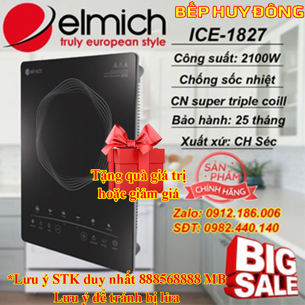 Bếp điện từ Elmich ICE-1827