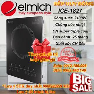 Bếp điện từ Elmich ICE-1827