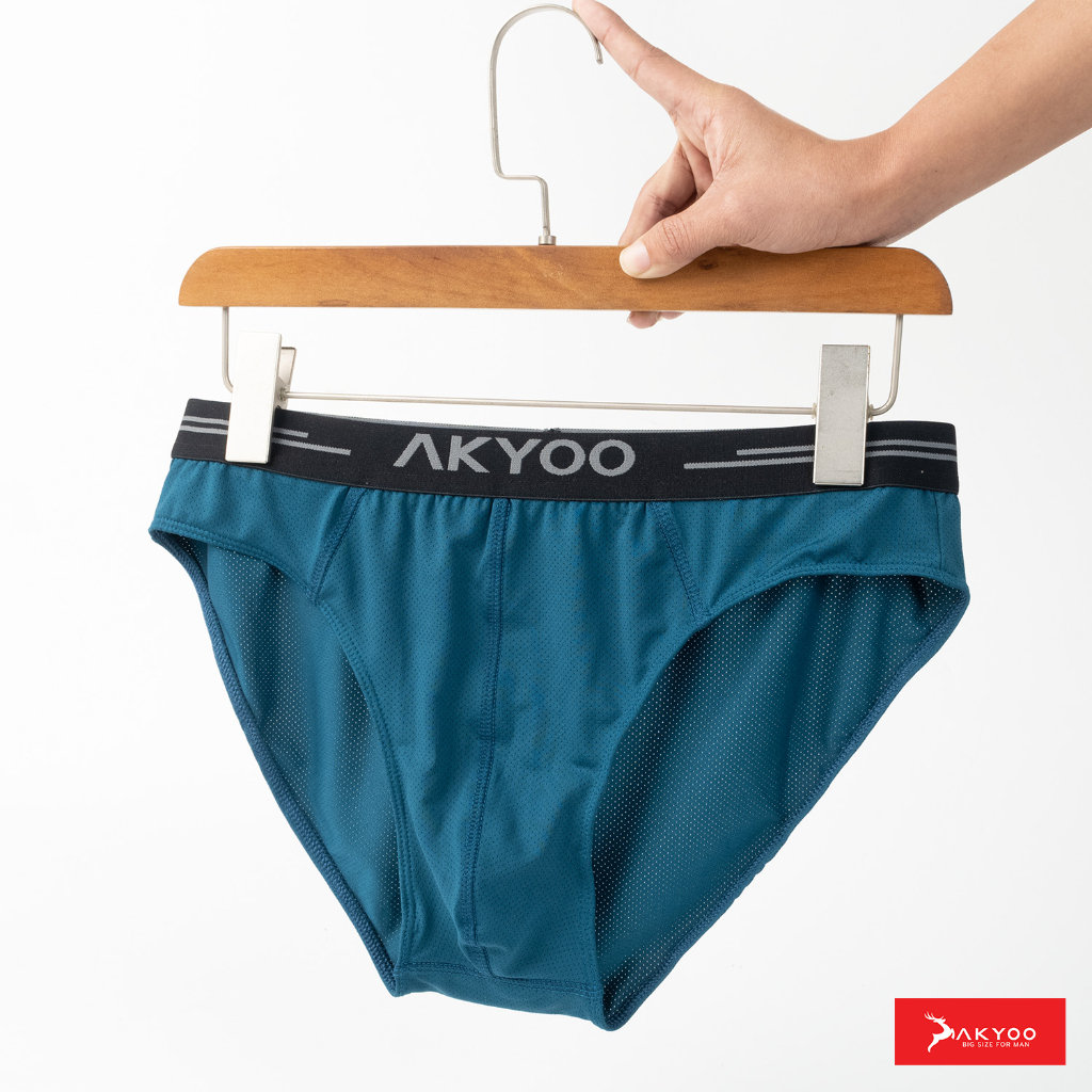 Quần Lót Nam Tam Giác Bigsize AKYOO, vải cotton thun lạnh co giãn 4 chiều thoáng khí - SIP TG