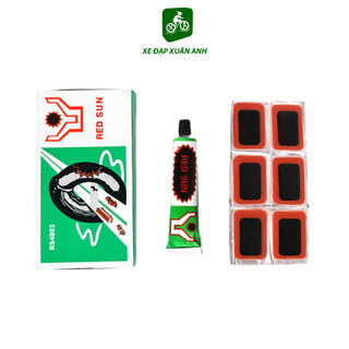 Bộ keo vá ruột xe đạp xe máy 48 miếng
