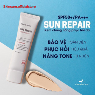 GoodnDoc Kem chống nắng GoodnDoc Daily Perfect Suncream SPF 50 + PA+++ 50ml [Kết hợp dưỡng sáng da và ngừa lão hóa]