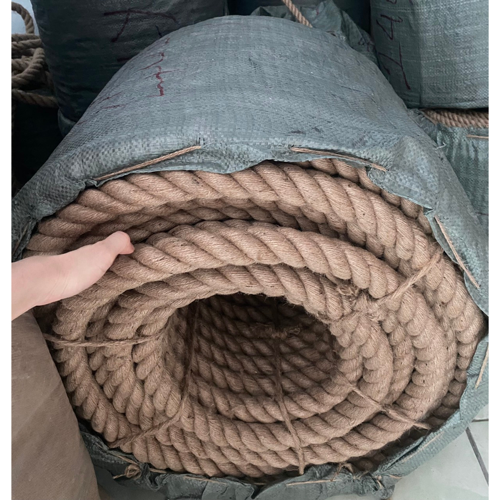 Dây thừng 30mm, dây thừng trang trí, dây đay phi 30, làm xích đu, decor, kéo co, handmade