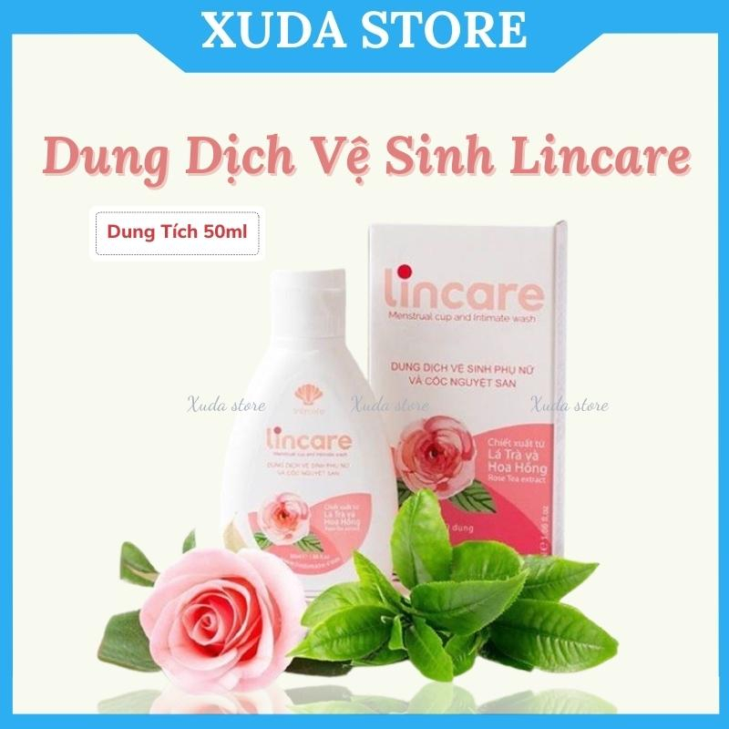 Dung dịch vệ sinh phụ nữ vệ sinh cốc nguyệt san Lincare Rose 50ml