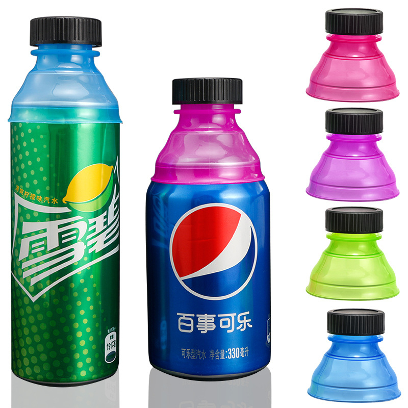 Nắp đậy lon nước chống rò rỉ- nắp đậy bảo quản gas nước- có thể tái sử dụng nhiều lần.