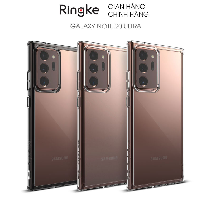 Ốp điện thoại Ringke Samsung Galaxy Note 20/Note 20 Ultra Fusion viền TPU trong suốt