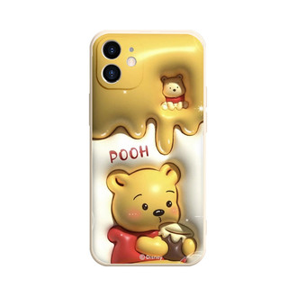 Hình gấu Pooh in 3D Ốp lưng IPhone cạnh vuông BVC 6/6plus/6s/7/7plus/8/8plus/x/xr/xs/11/12/13/14/Pro/Plus/Promax eb30