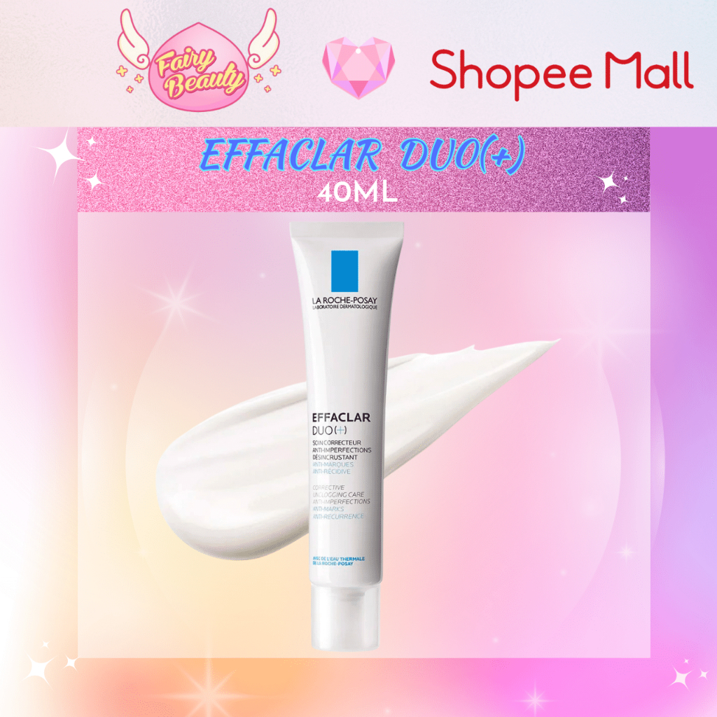 [LA ROCHE-POSAY] Kem Dưỡng Ngăn Ngừa Mụn Chuyên Sâu, Giảm Thâm & Mụn Nhanh Sau 12H Effaclar Duo+ 40/15/3ml