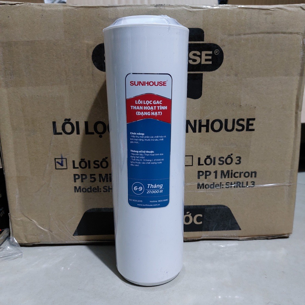 Bộ Lõi Lọc Nước Sunhouse 1,2,3 Chính Hãng