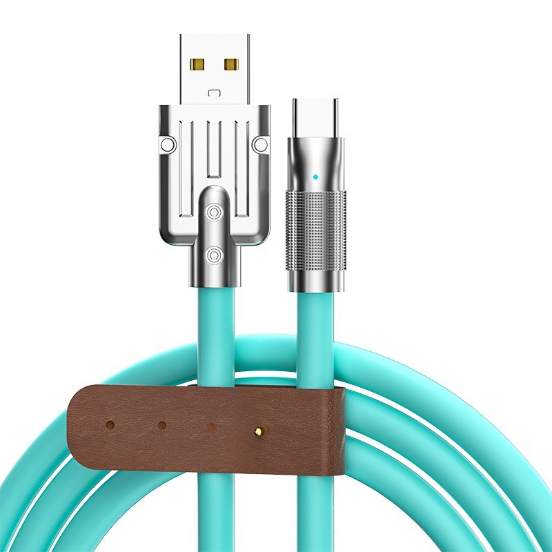 Cáp Dây Cá Mập Sạc Nhanh Cổng USB to lingting Bằng Silicone Và Hợp Kim Kẽm Sạc Nhanh Bảo hành trong 12 Tháng YS