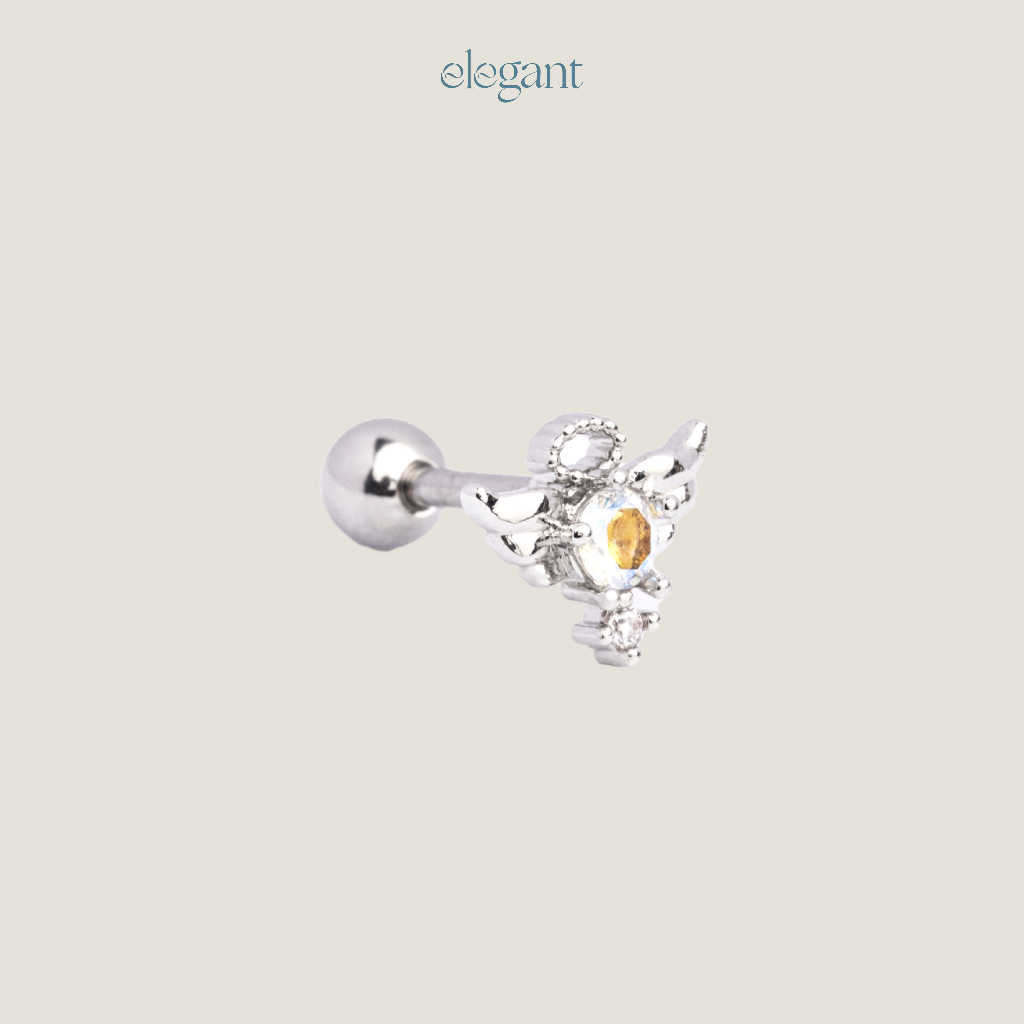 Khuyên tai đá màu CRYSTAL COLOR ANGEL Elegant