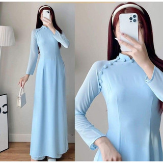 Áo dài lụa chifon 4 tà / áo dài 4 tà
