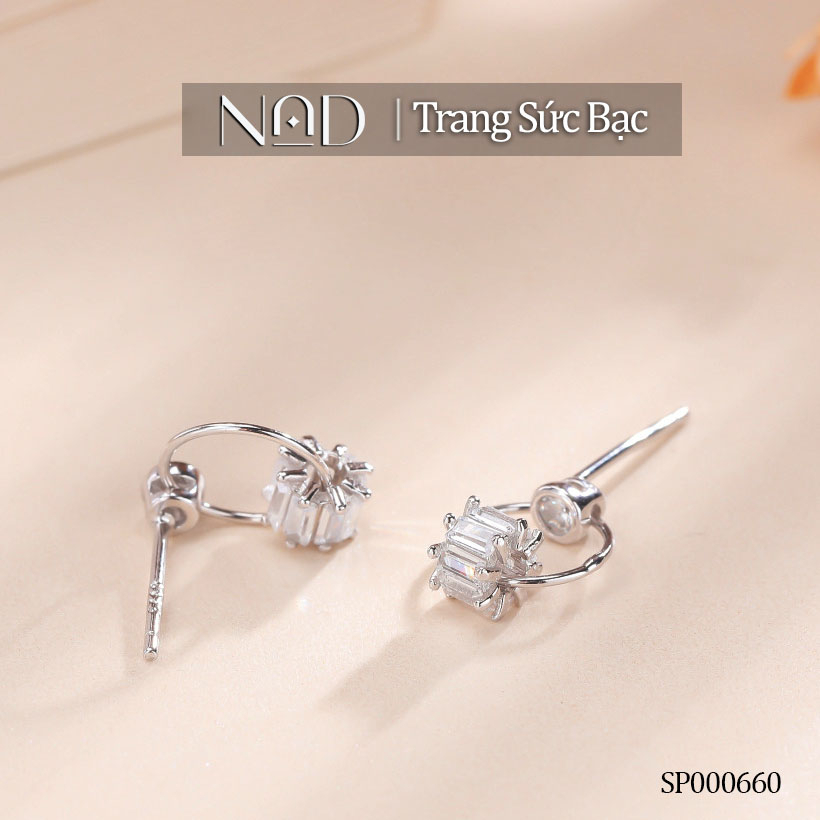 Khuyên tai nam khuyên tai nữ KHuyên bóng tròn đá piaget độc đẹp hiếm mẫu lạ siêu HOT không đụng hàng