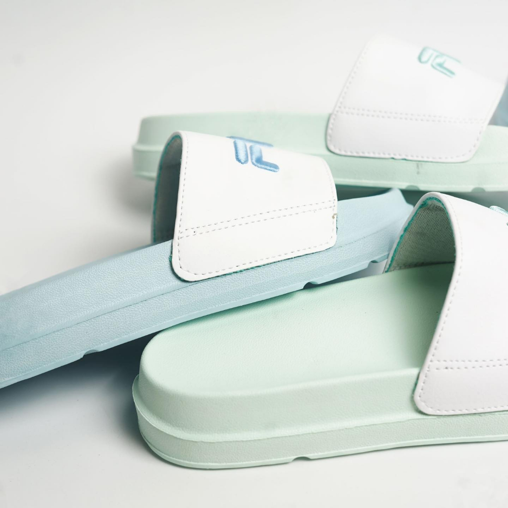 Dép quai ngang nữ FILA, đế cao 4cm, unisex, êm chân, bền, chữ thêu nổi, kiểu dáng mới lạ, phù hợp mọi hoat động