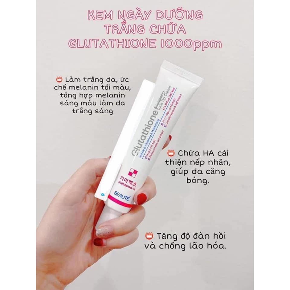 Kem dưỡng trắng Melasma-x glutathione