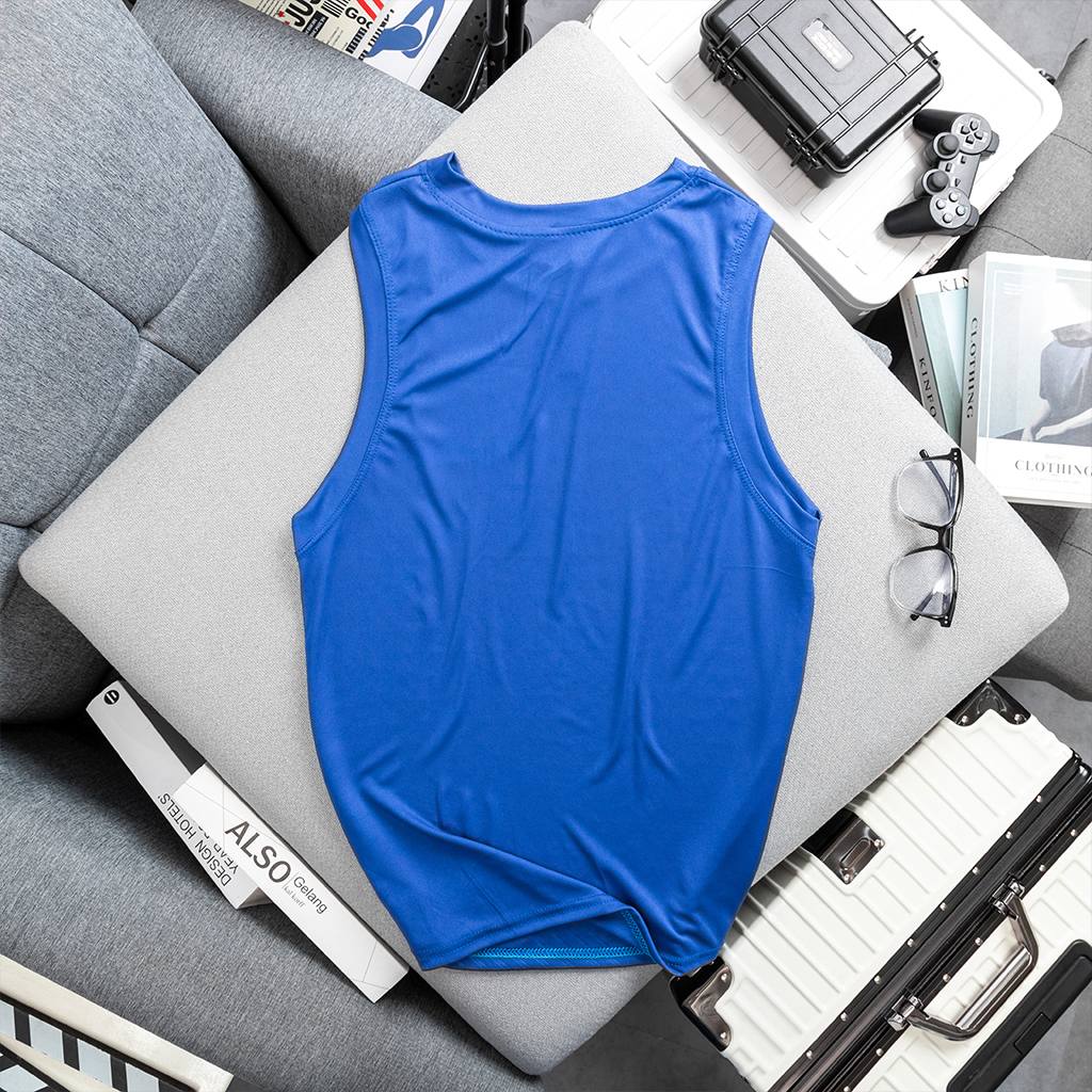 Áo tanktop nam, áo sát nách nam, áo ba lỗ nam dập vân thể thao thun lạnh co giãn 20X70V