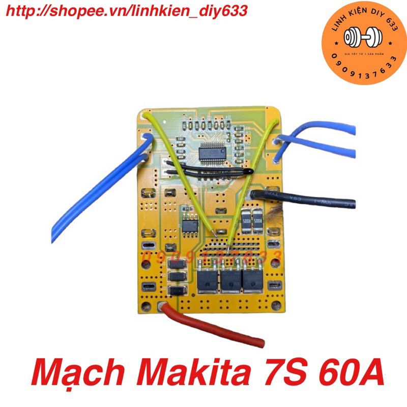 Mạch Makita  7S 65A chạy máy ba chân