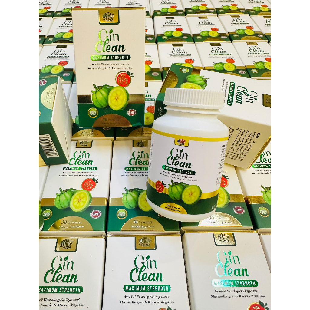 Giảm Cân siết cơ huỷ mỡ Gin Clean Mỹ an toàn hiệu quả nhanh chính hãng